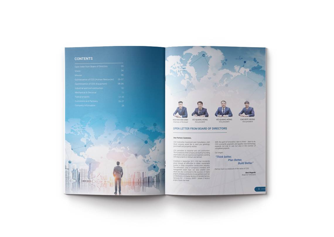 CDS - Thiết kế profile cho Công ty CP Tư vấn và Đầu tư xây dựng CDS